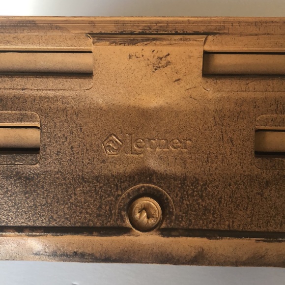 Vintage Lerner Faux Wood Plastic Boho Style Mail Sorter - Picture 8 of 12